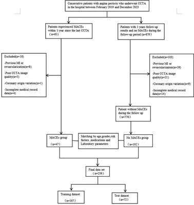 Predicting major adverse cardiovascular events in angina patients using radiomic features of pericoronary adipose tissue based on CCTA